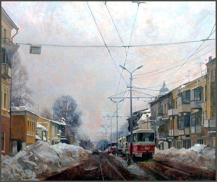 Дмитрий Анчуков. Зимний день (700x587, 148Kb)
